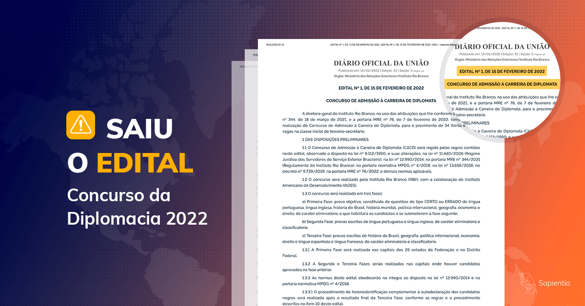 Edital CACD 2022: confira tudo que você precisa saber!