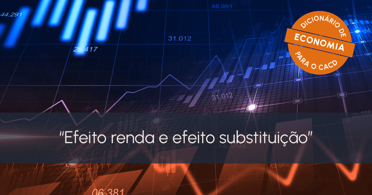 Dicionário de Economia para o CACD: efeito renda e efeito substituição
