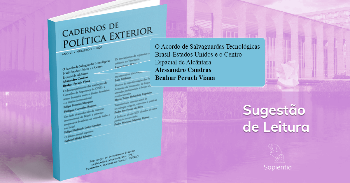 Sugestão de leitura para o CACD: Alessandro Candeas e Benhur Peruch Viana