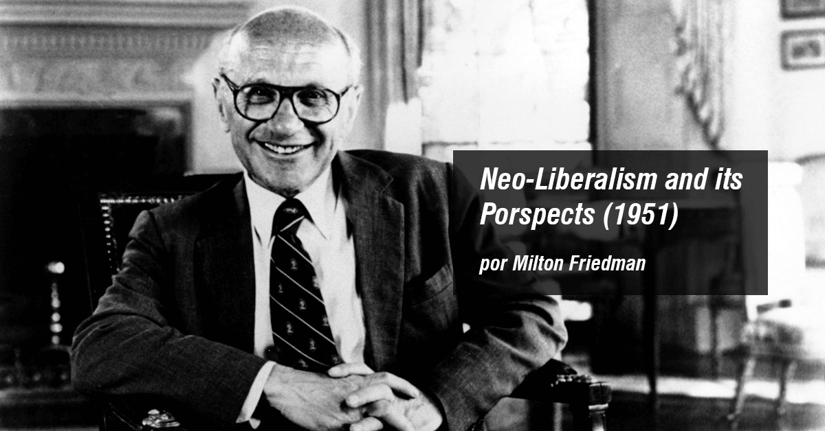 Uma leitura clara sobre neoliberalismo para o CACD