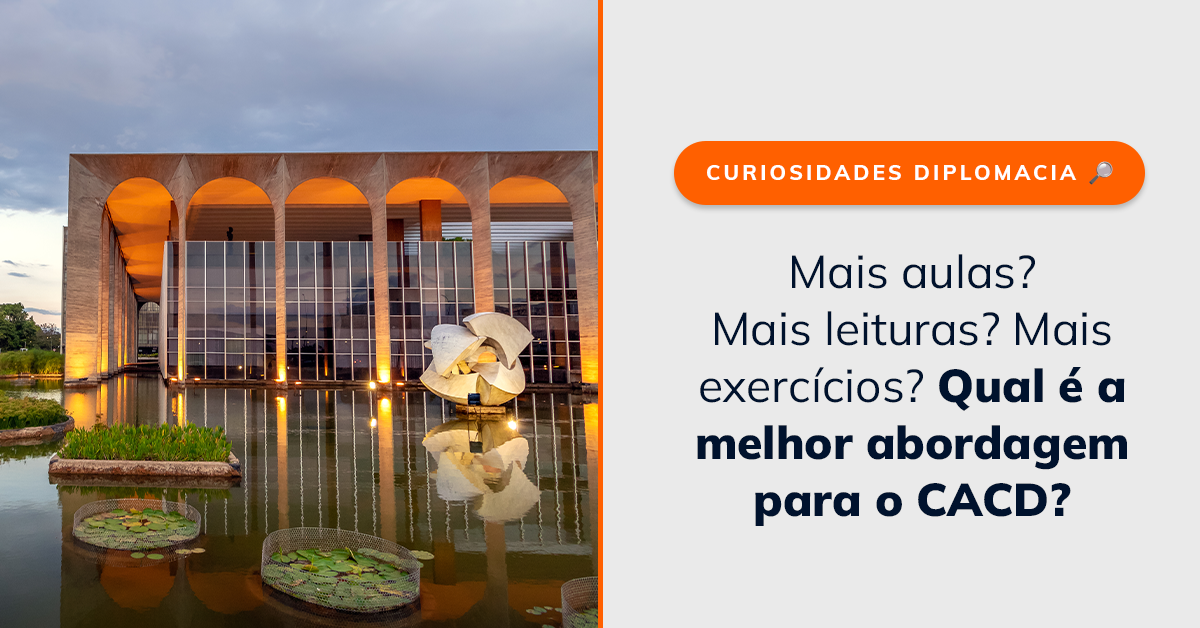 Mais aulas? Mais leituras? Mais exercícios? Qual é a melhor abordagem para o CACD?